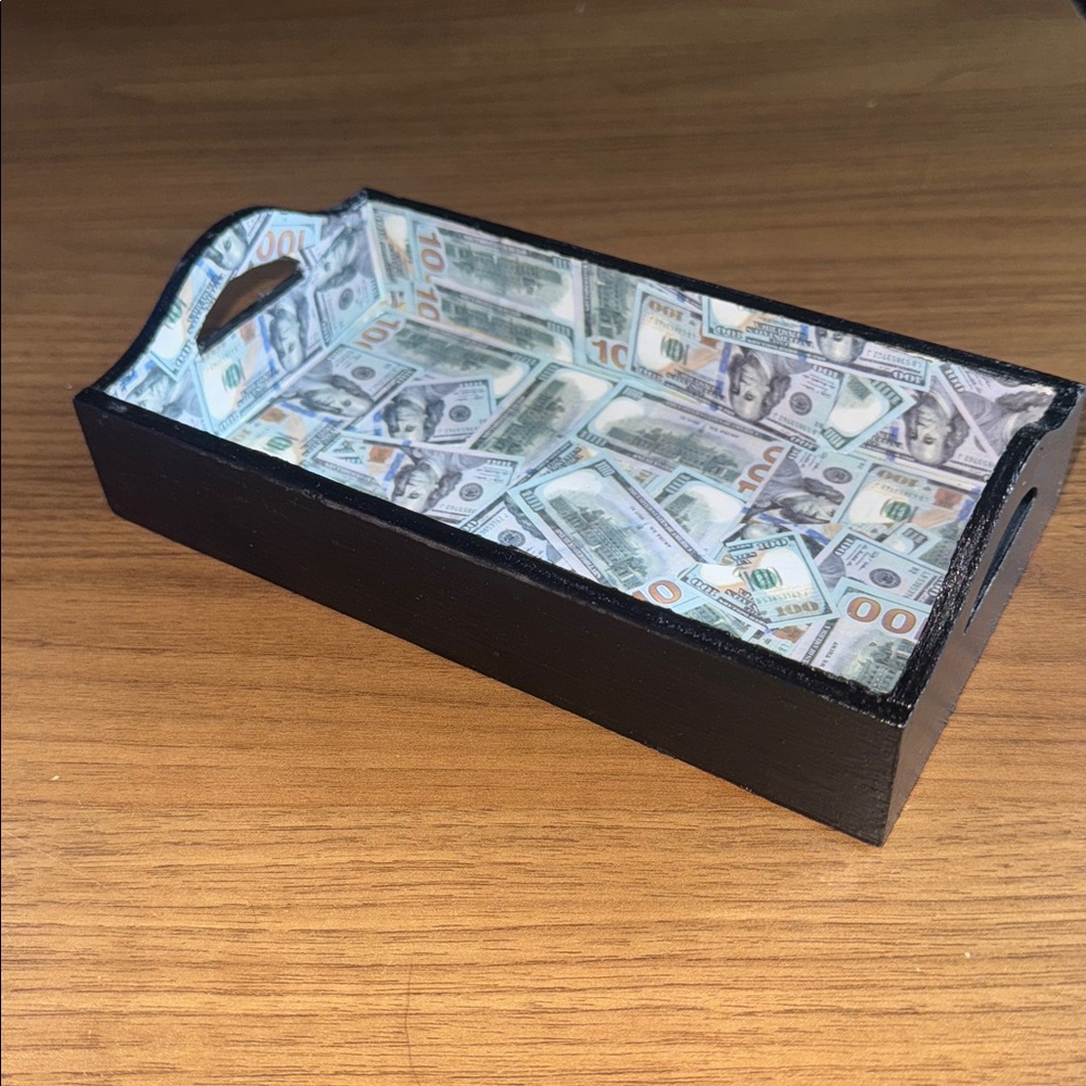 💸 Money Print Decorative Tray💸